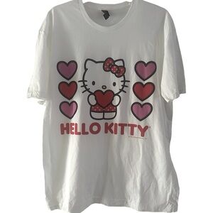 New Hello Kitty Heart T-Shirt- Large
